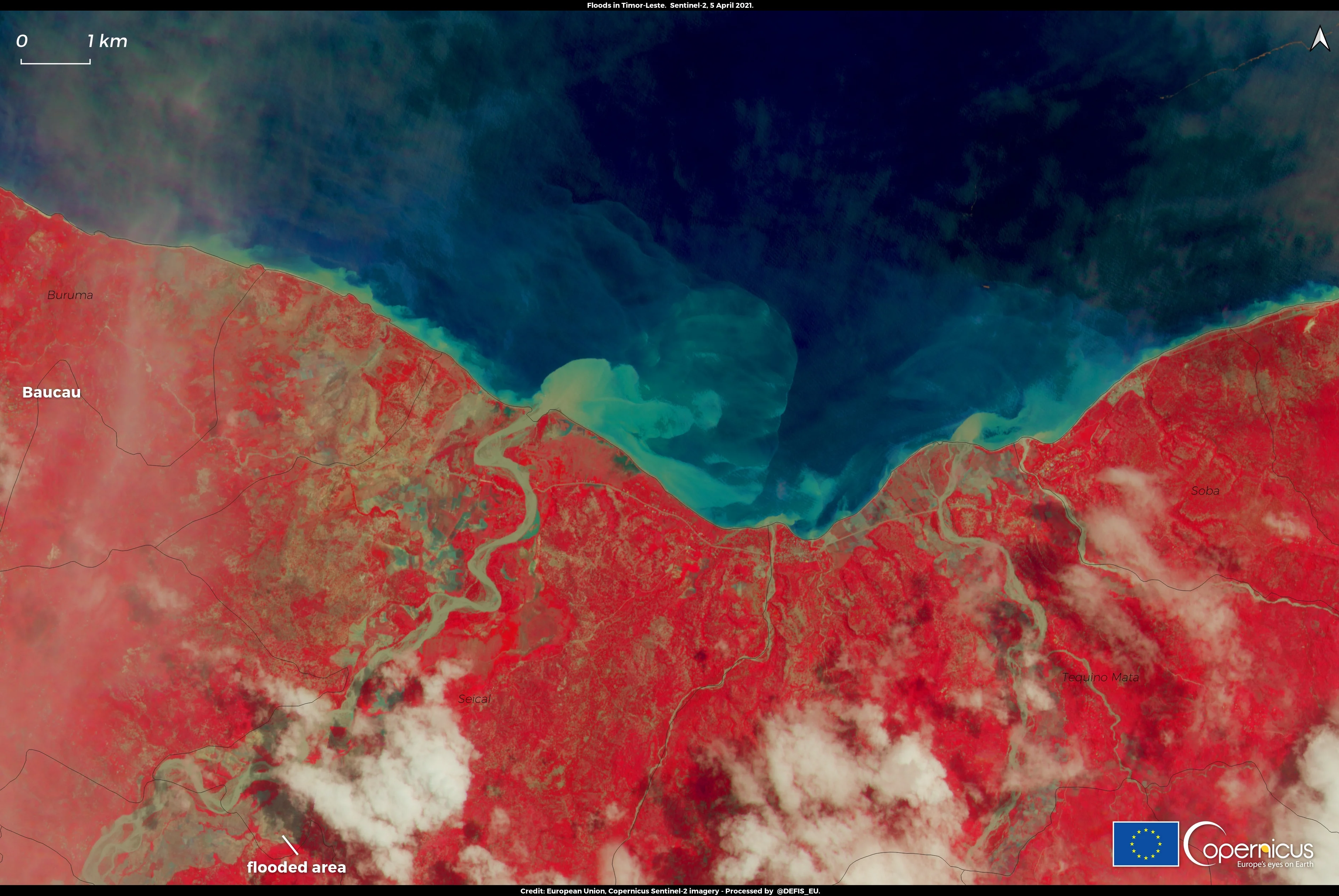 ESA Picture of the Day 05.04.2021: Floods in Timor Leste