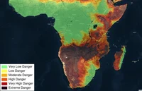 Fire Danger Forecasting across Sub-Saharan Africa using ECMWF data with FWI – 22 September 2022, based on the GWIS.jpg